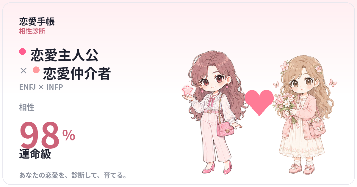 恋愛主人公 × 恋愛仲介者 の相性