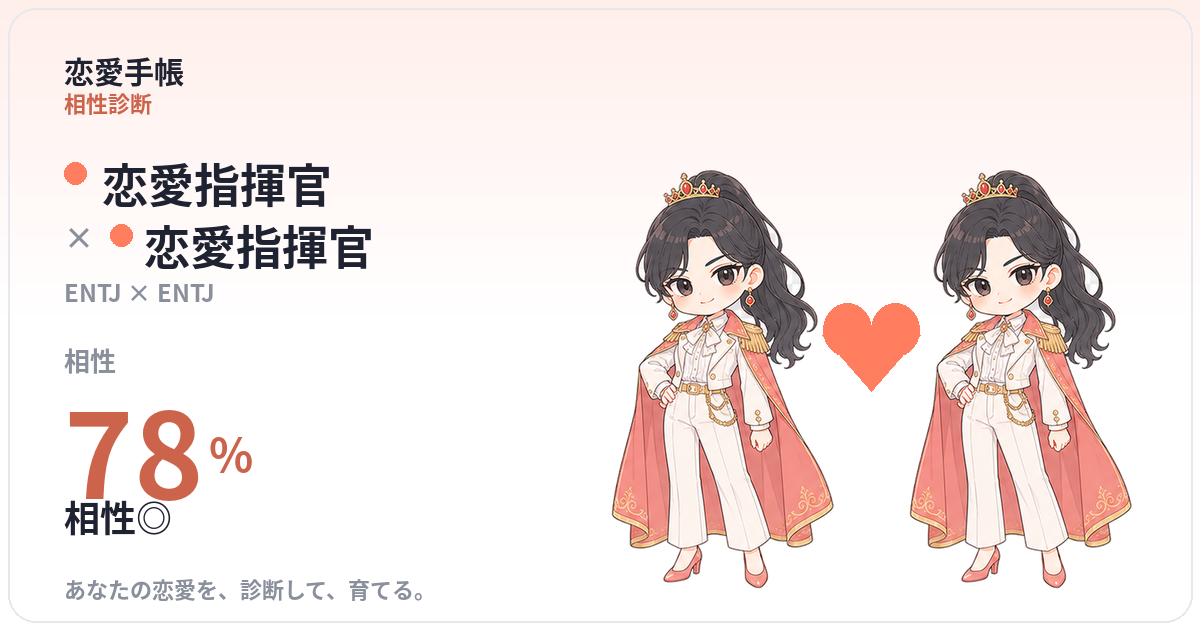 恋愛指揮官 × 恋愛指揮官 の相性