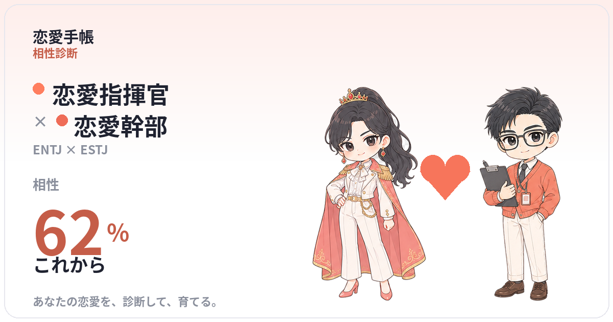 恋愛指揮官 × 恋愛幹部 の相性