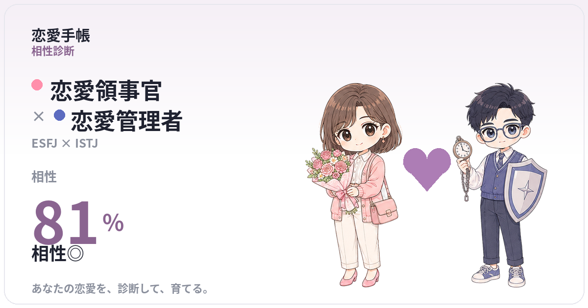 恋愛領事官 × 恋愛管理者 の相性